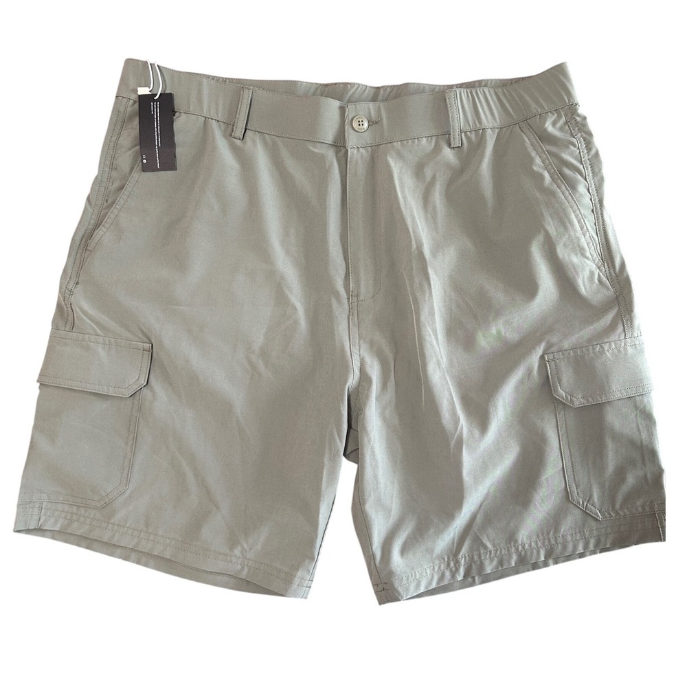 Brisira Mens Cargo Shorts Size 40 Sage Green Quick Dry Lightweight Hiking Casual
